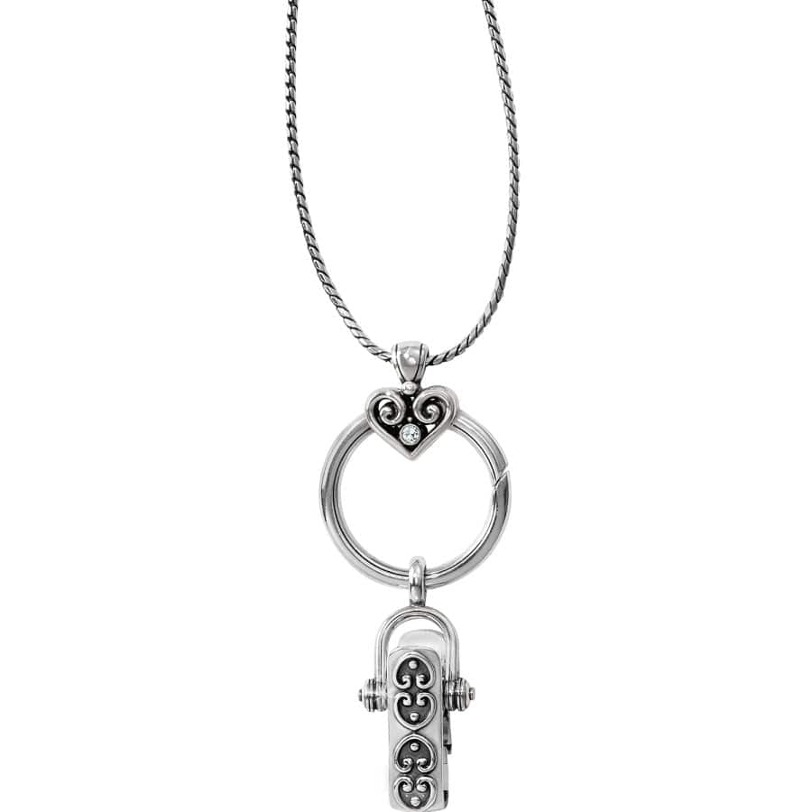  Alcazar Charm Badge Clip Necklace