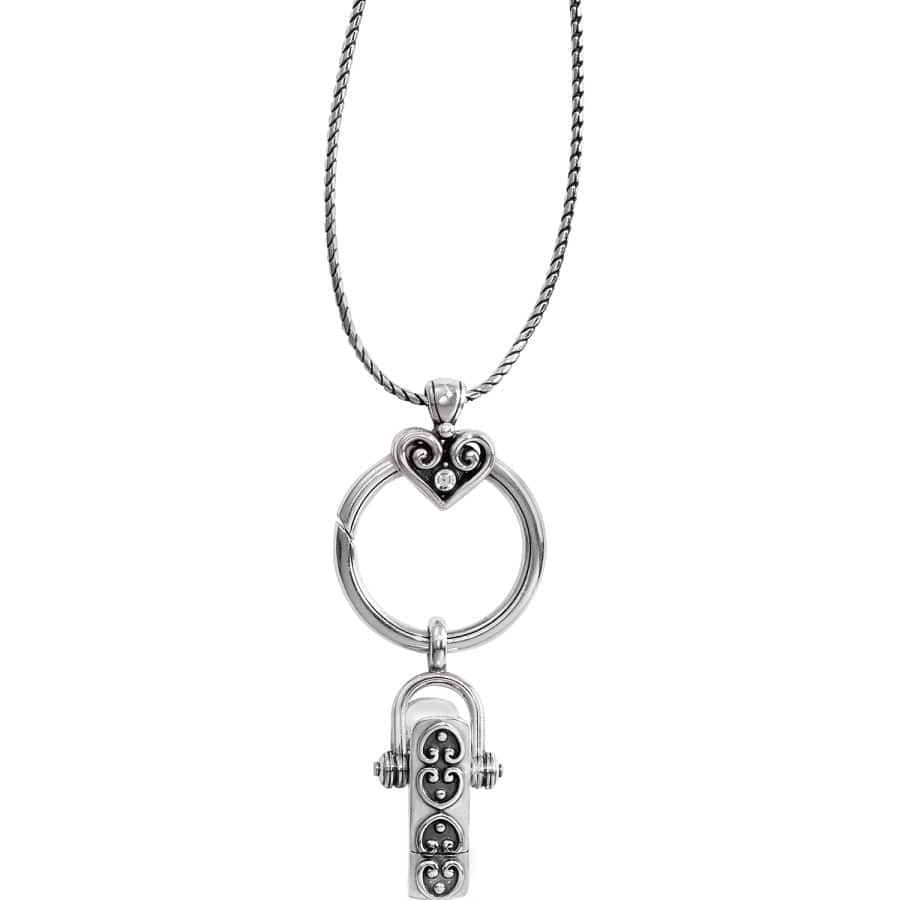  Alcazar Charm Badge Clip Necklace