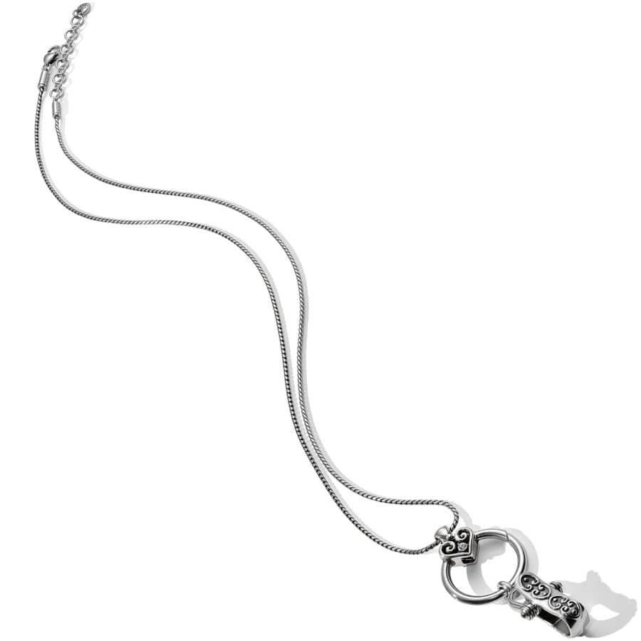  Alcazar Charm Badge Clip Necklace