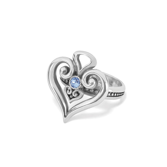  Alcazar Heart Glint Ring