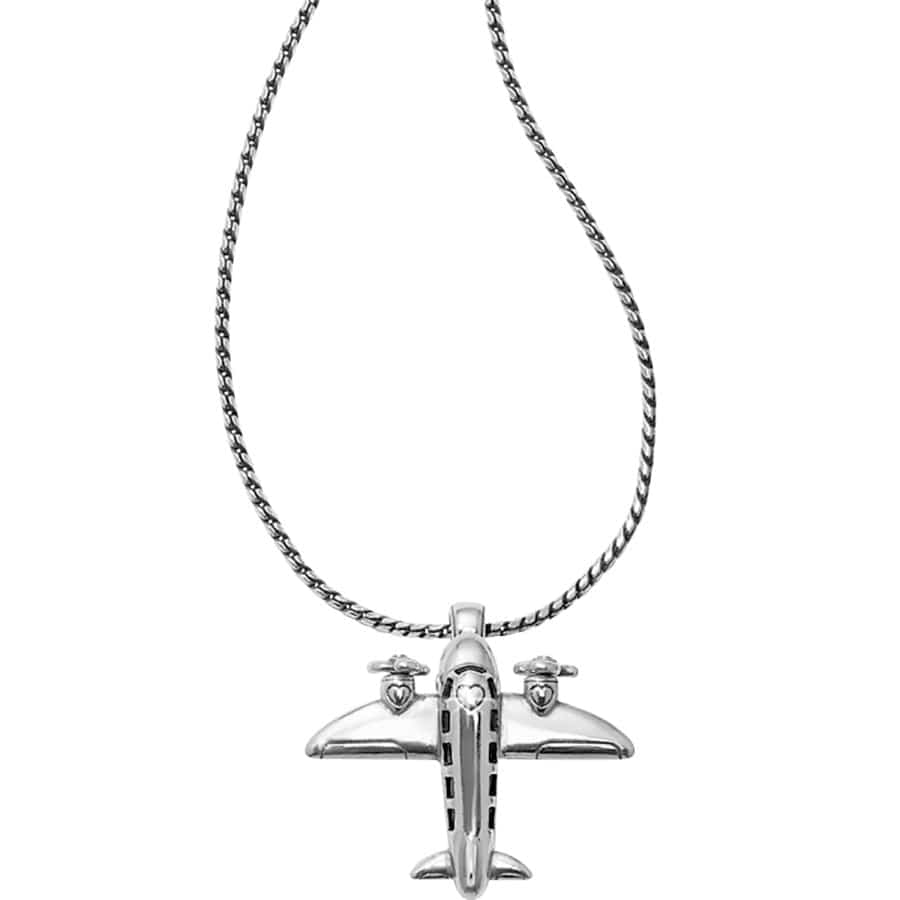  Aviator Badge Clip Necklace