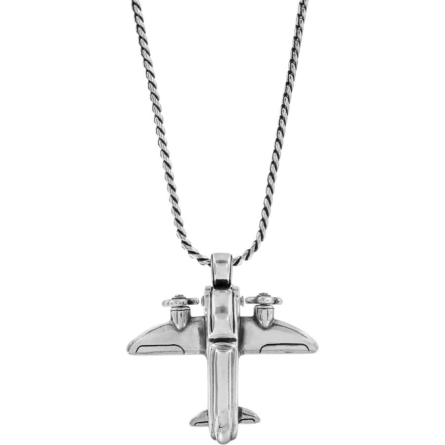  Aviator Badge Clip Necklace
