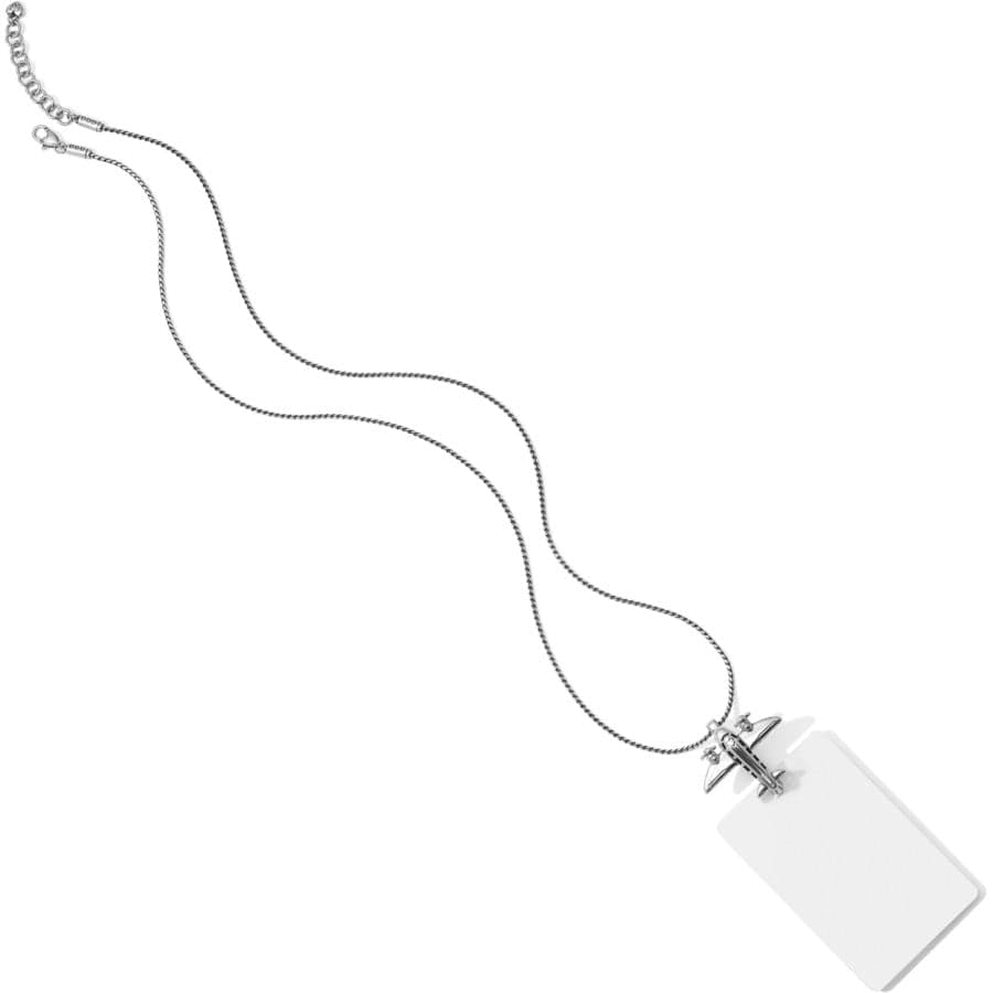  Aviator Badge Clip Necklace