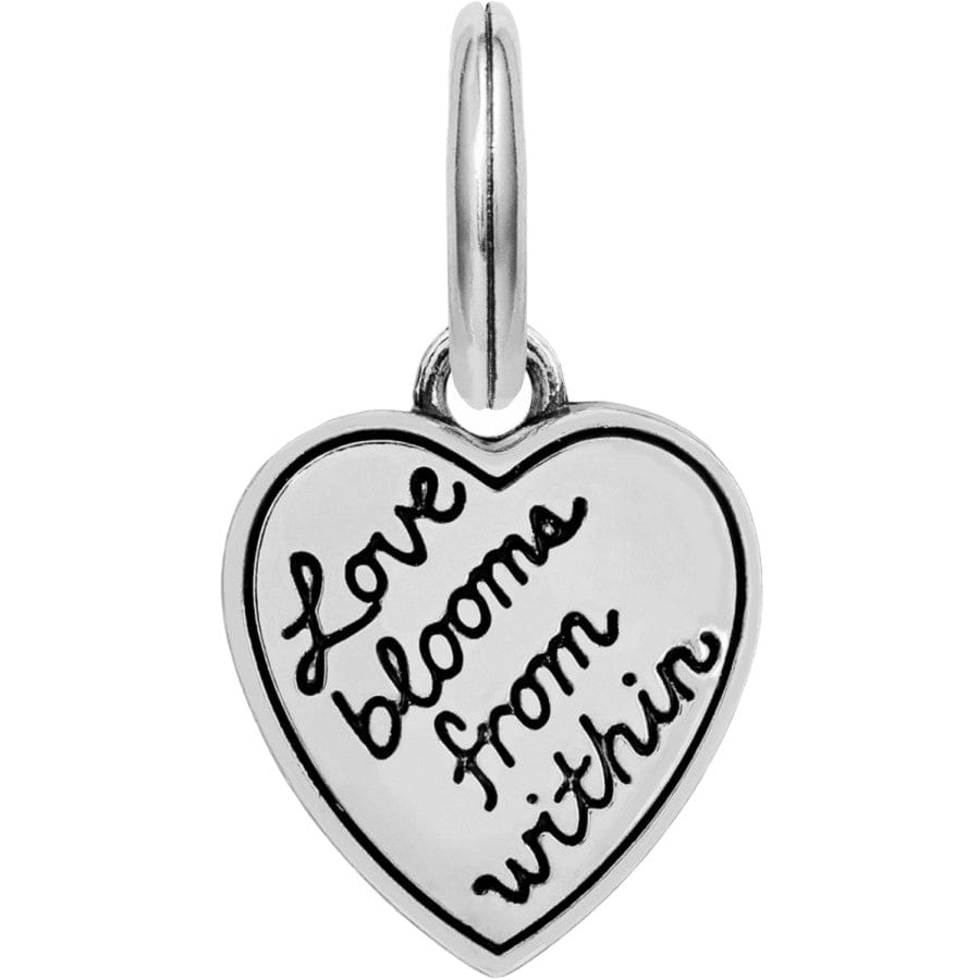  Blooming Heart Charm