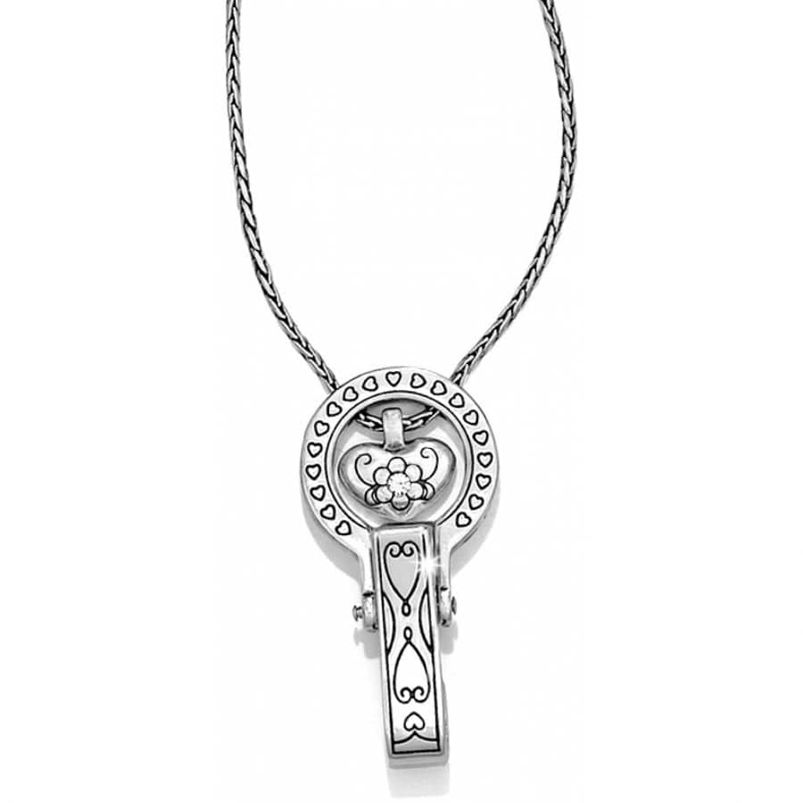  Brighton Badge Clip Necklace