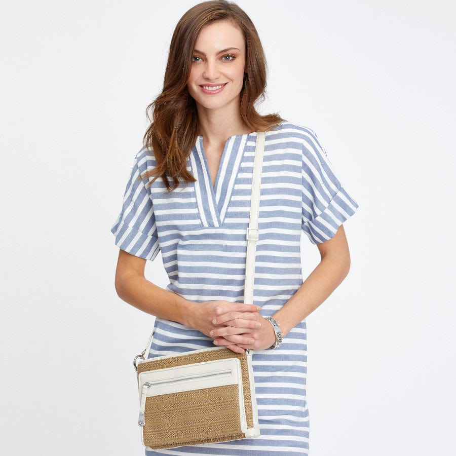  Brooklyn Straw Cross Body Organizer
