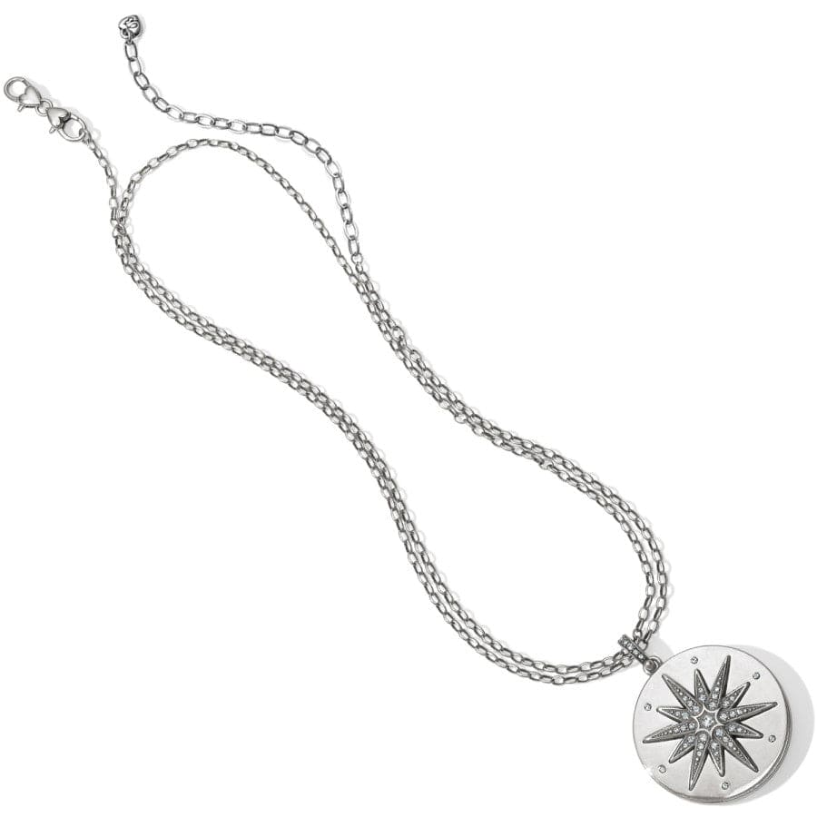  Contempo Ice Starburst Convertible Locket Necklace