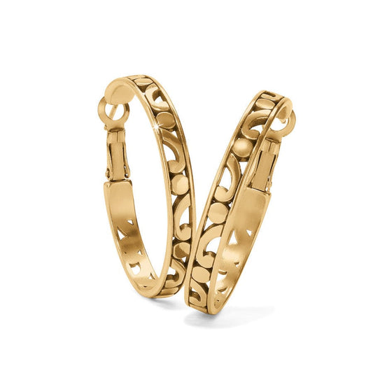  Contempo Medium Hoop Earrings
