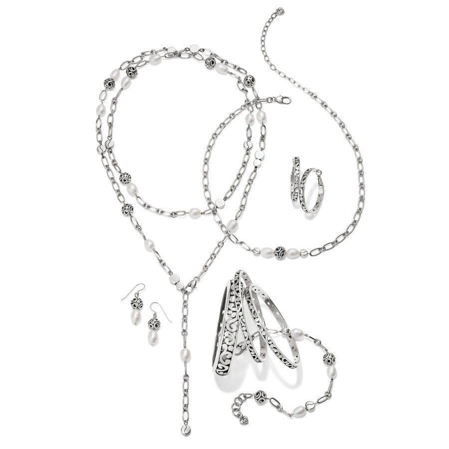  Contempo Pearl French Wire Earrings