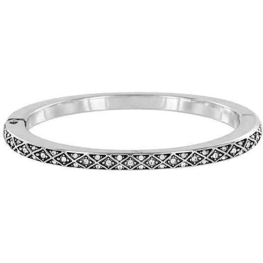  Diamond Hinged Bangle