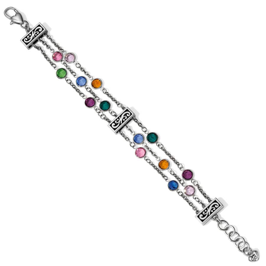  Elora Gems Tri Strand Bracelet
