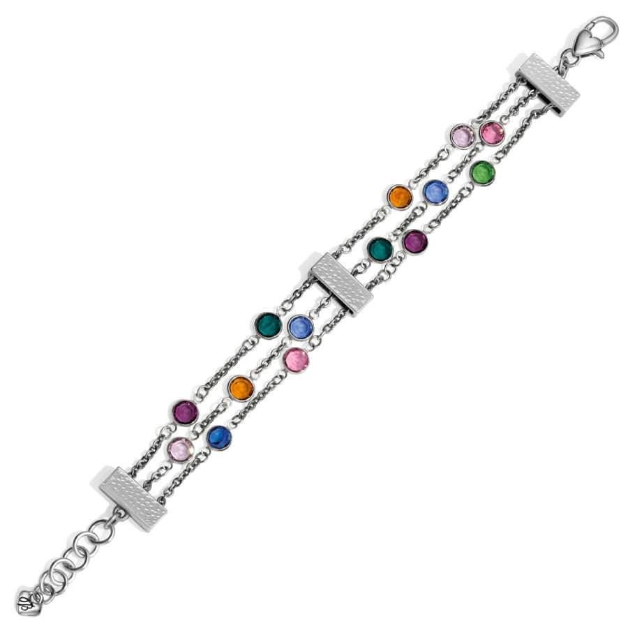  Elora Gems Tri Strand Bracelet