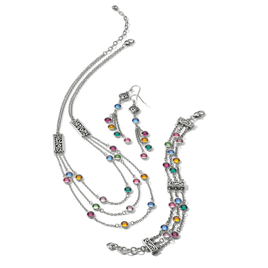  Elora Gems Tri Strand Bracelet