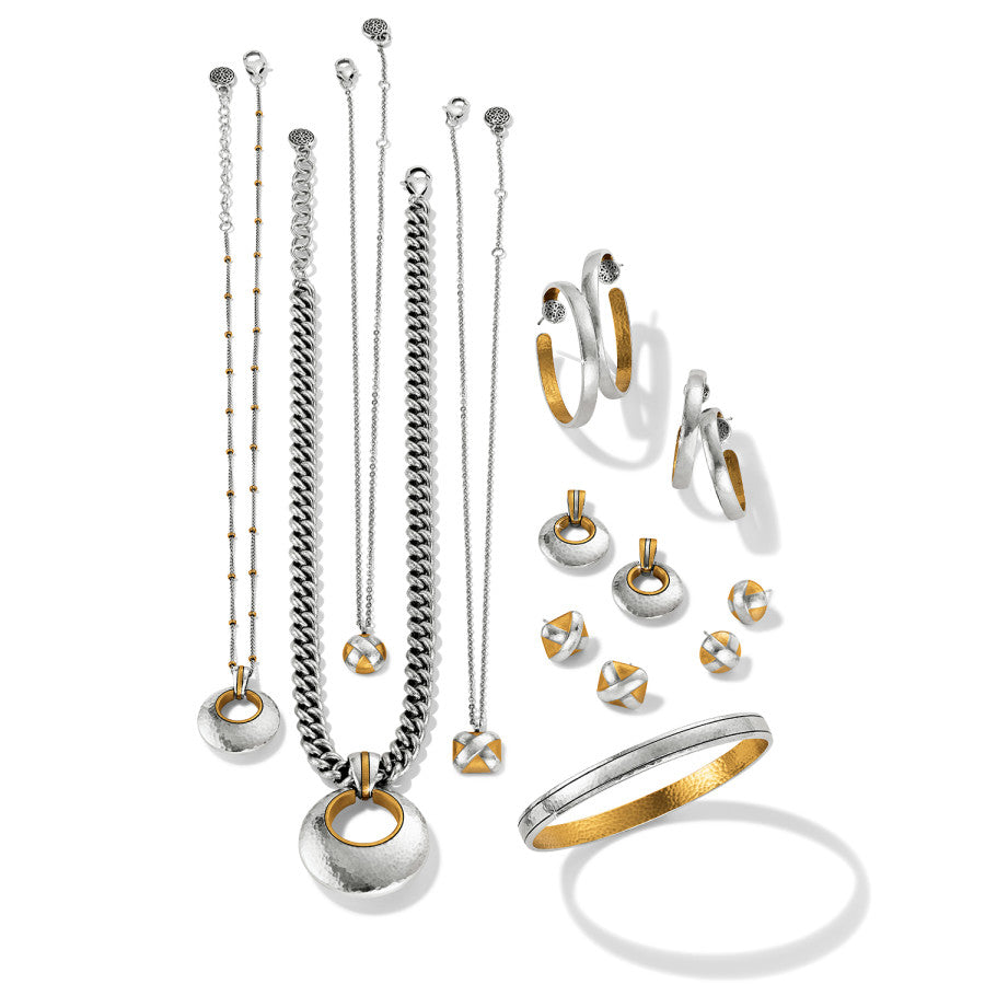 Entrata Round Post Earrings