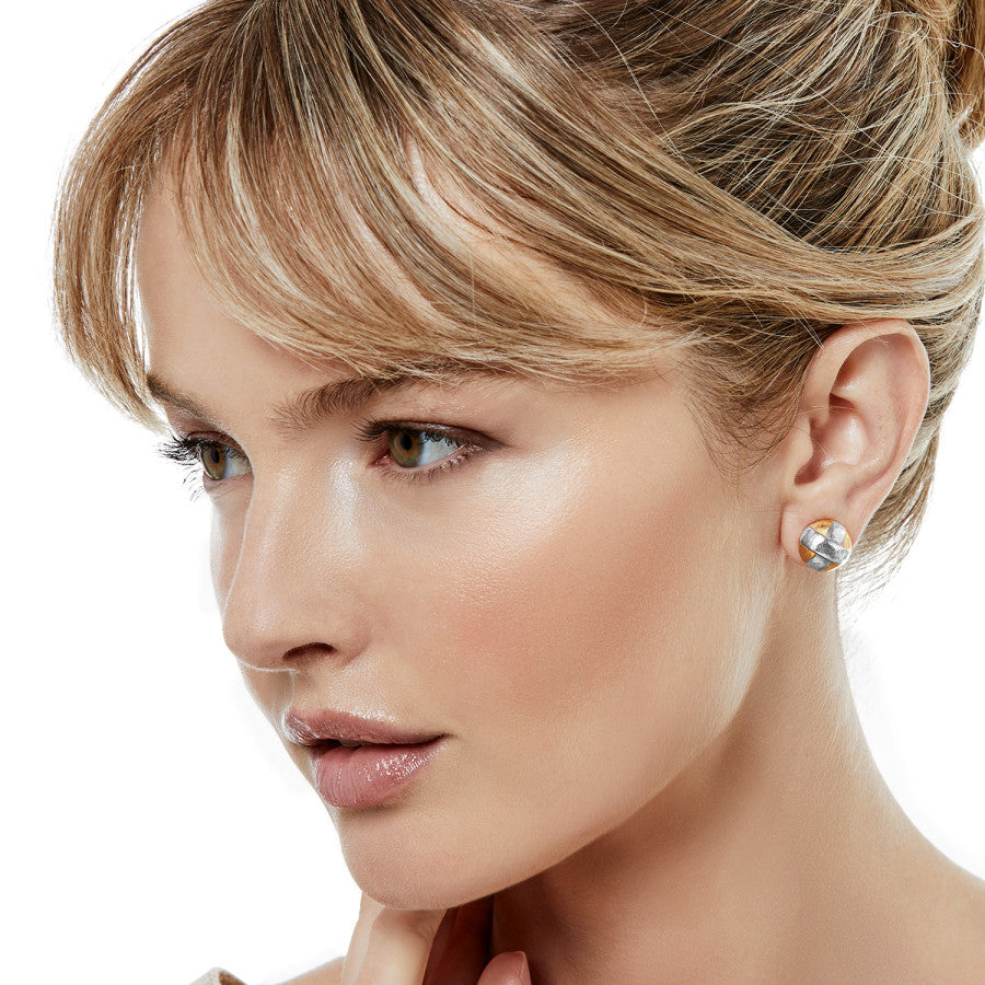  Entrata Round Post Earrings