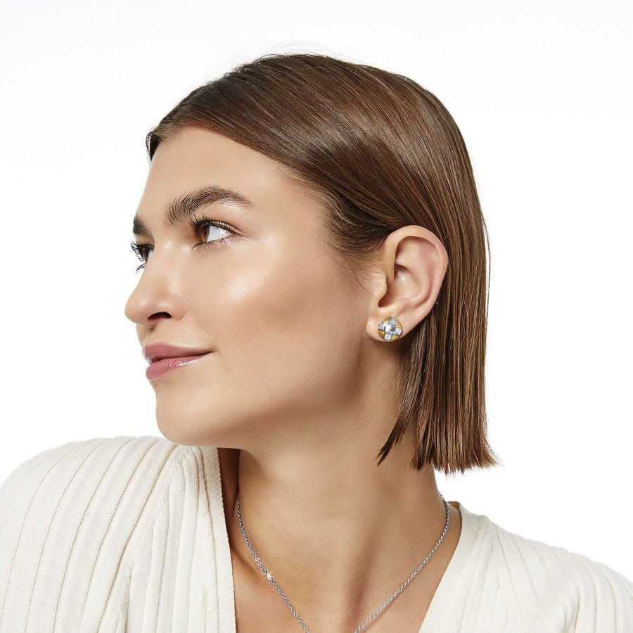  Entrata Round Post Earrings
