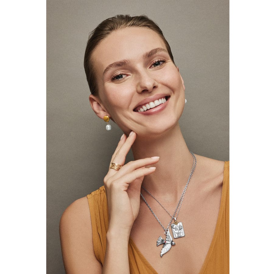  Fashionista Dove Pendant Necklace