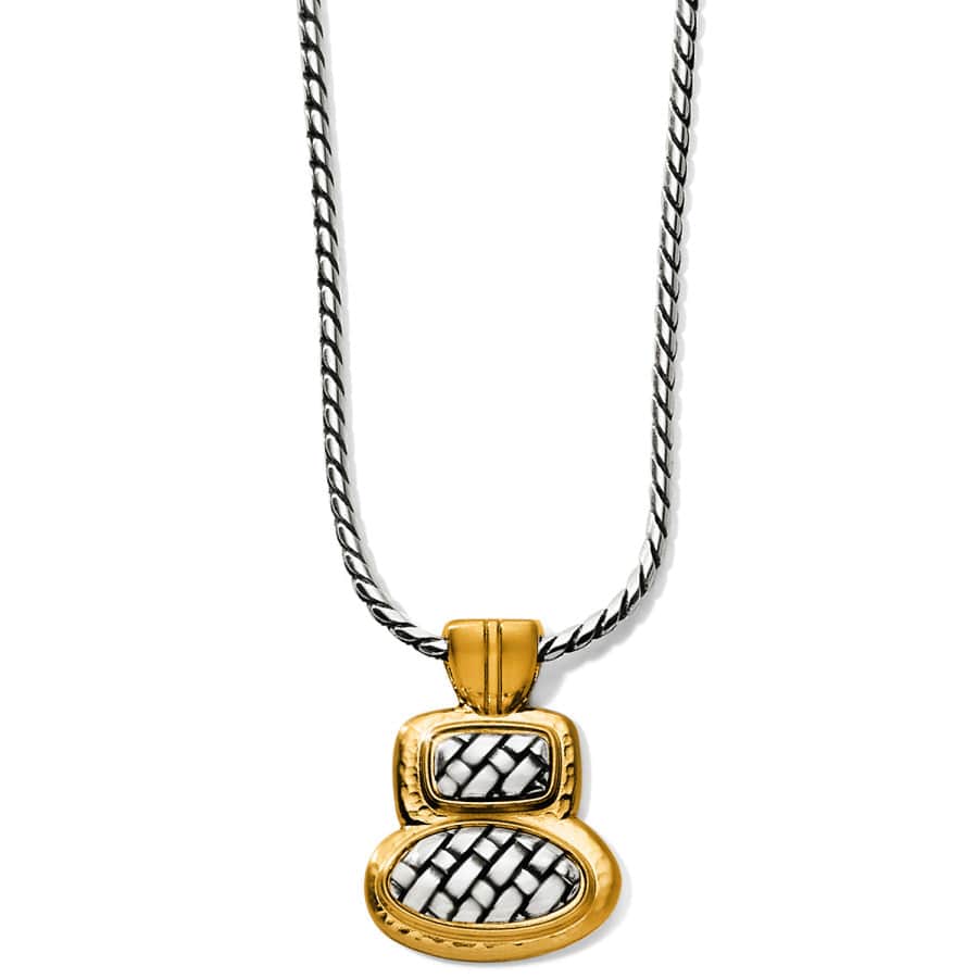 Ferrara Artisan Two Tone Duo Necklace