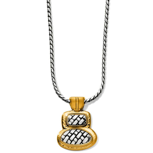 Ferrara Artisan Two Tone Duo Necklace