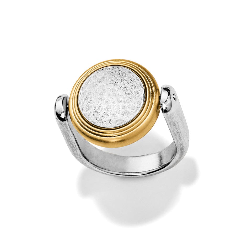  Ferrara Two Tone Reversible Ring