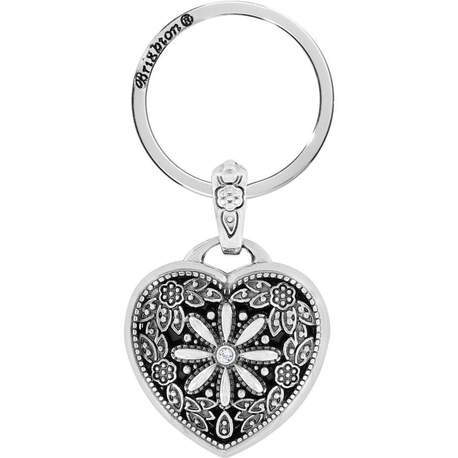  Floral Heart Key Fob