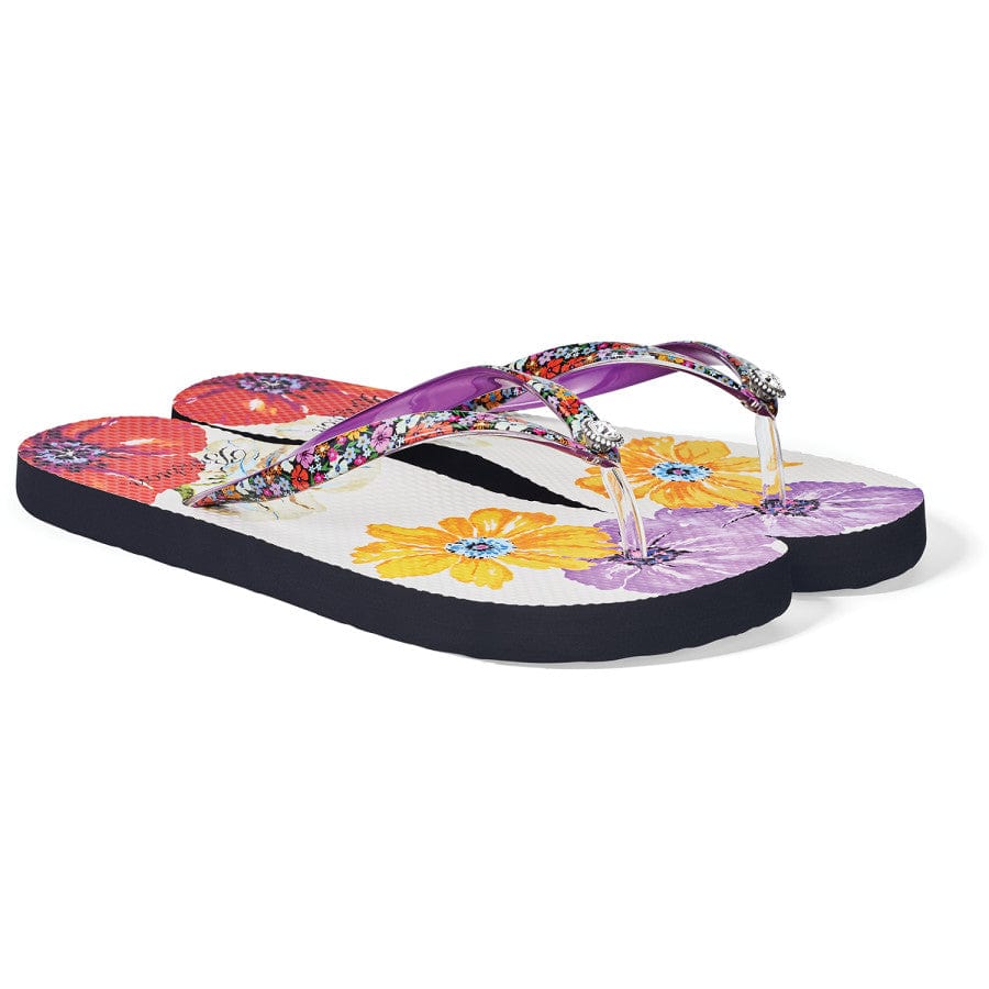  Floret Flip Flops