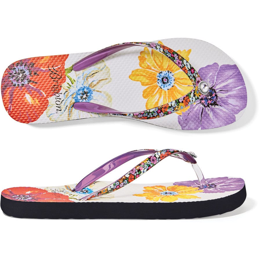  Floret Flip Flops