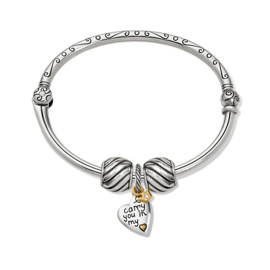  Forever In My Heart Charm Bangle