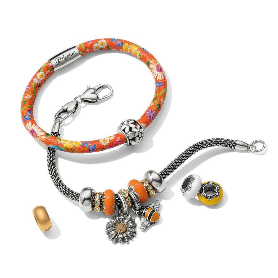  French Garden Flower Woodstock Bracelet