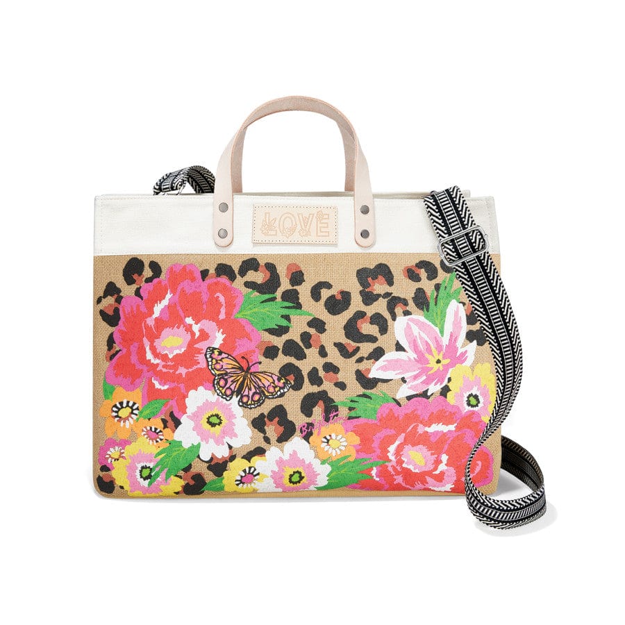  Garden Spots East West Burlap Tote