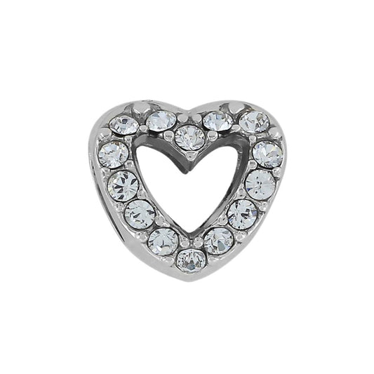  Glitter Hearts Bead
