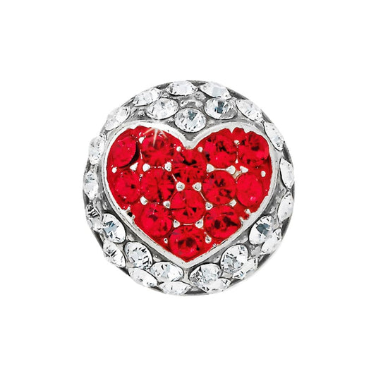  Glitter Hearts Ring Bead