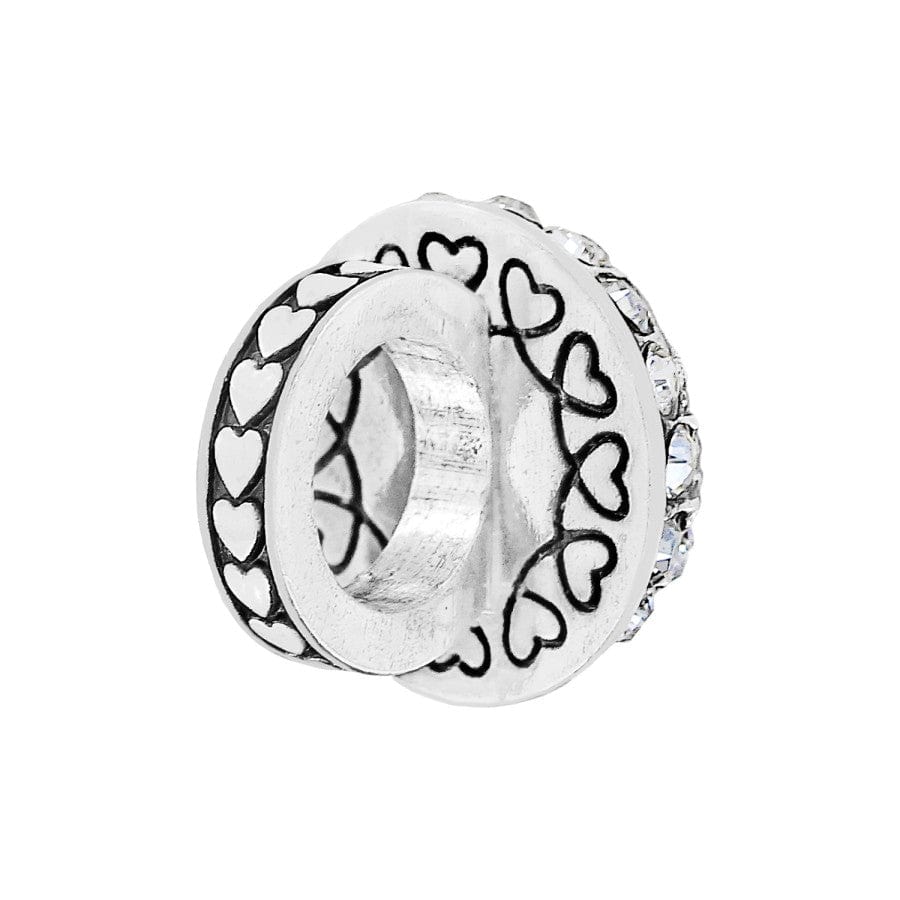  Glitter Hearts Ring Bead