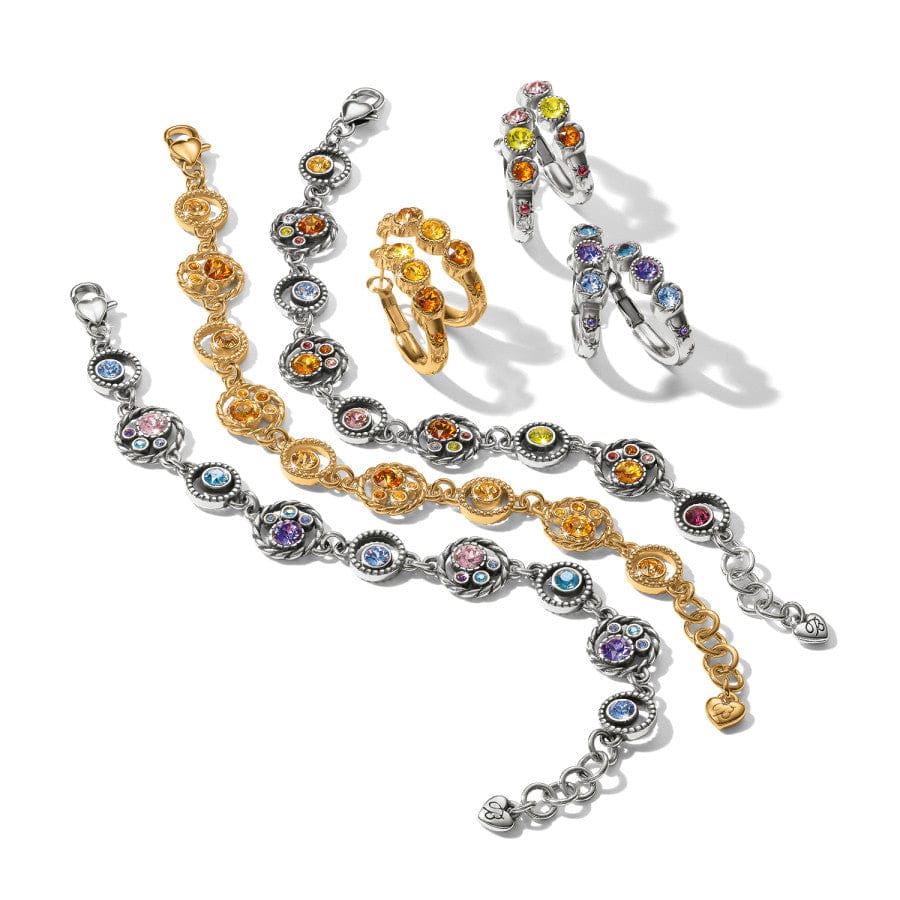  Halo Gems Trio Hoop Earrings