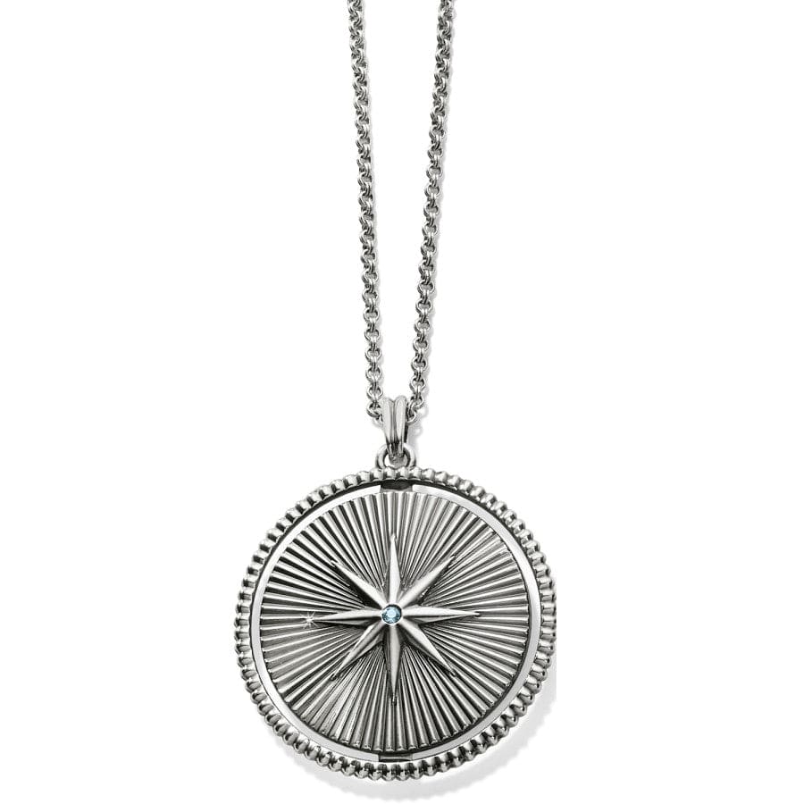  Halo Rays Round Pendant Necklace