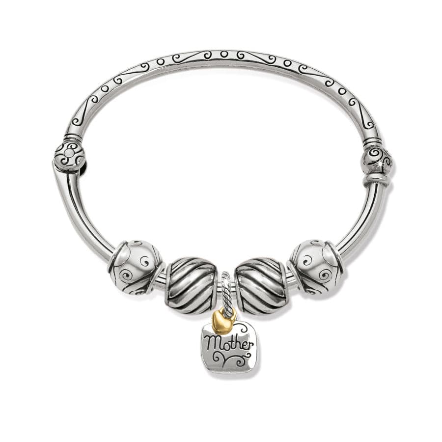  Heart Of Gold Charm Bangle