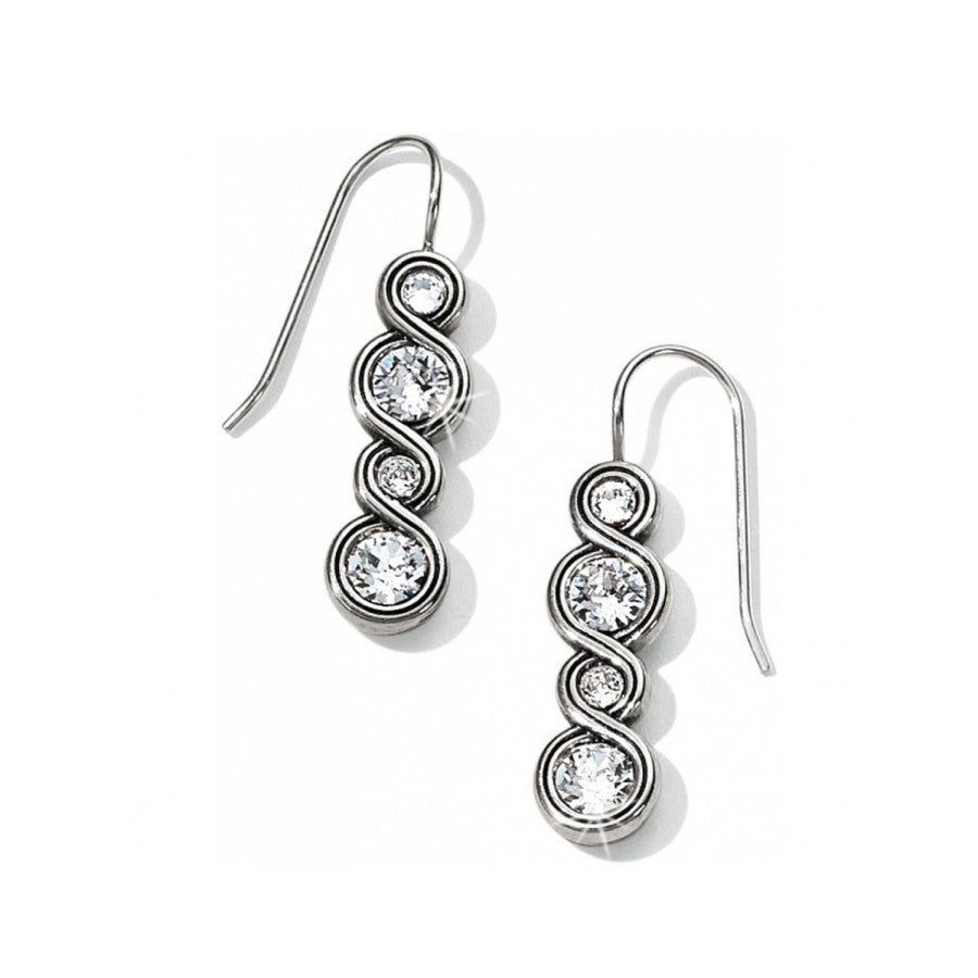 Infinity Sparkle French Wire Earrings