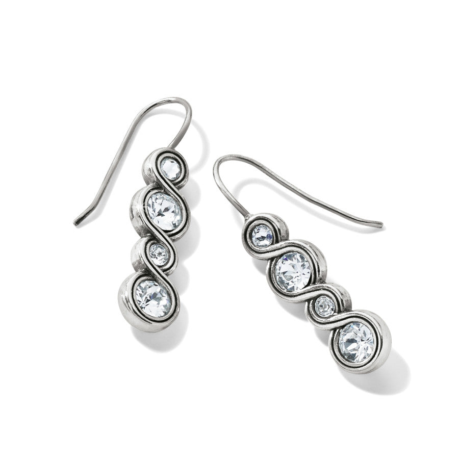  Infinity Sparkle French Wire Earrings