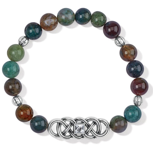  Interlok Lustre Jasper Stretch Bracelet