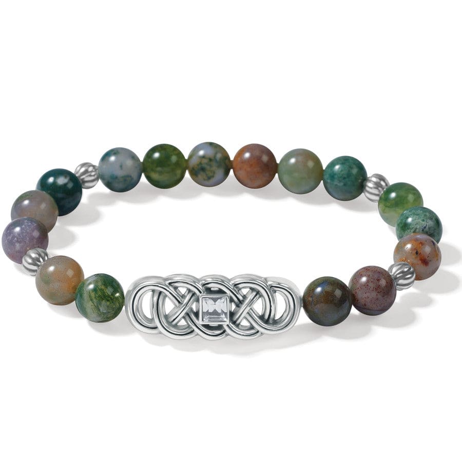  Interlok Lustre Jasper Stretch Bracelet