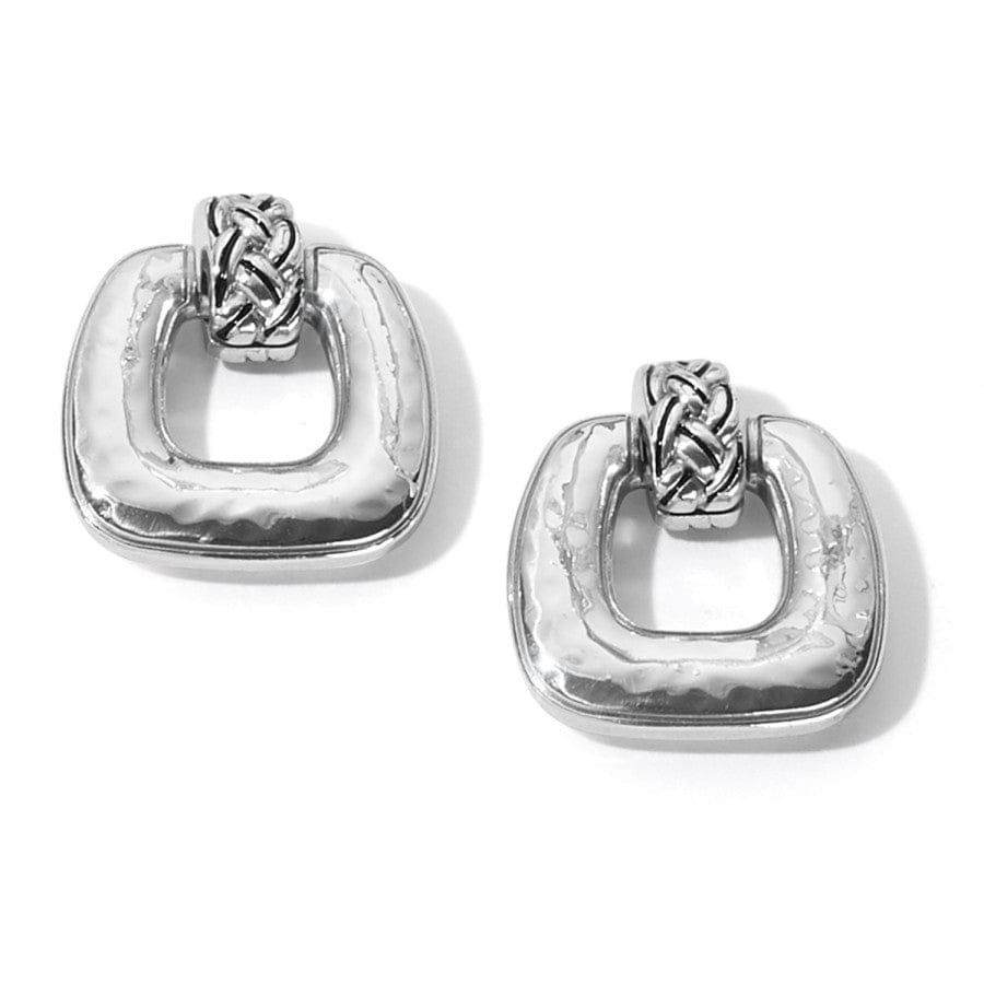  Interlok Woven Post Drop Earrings