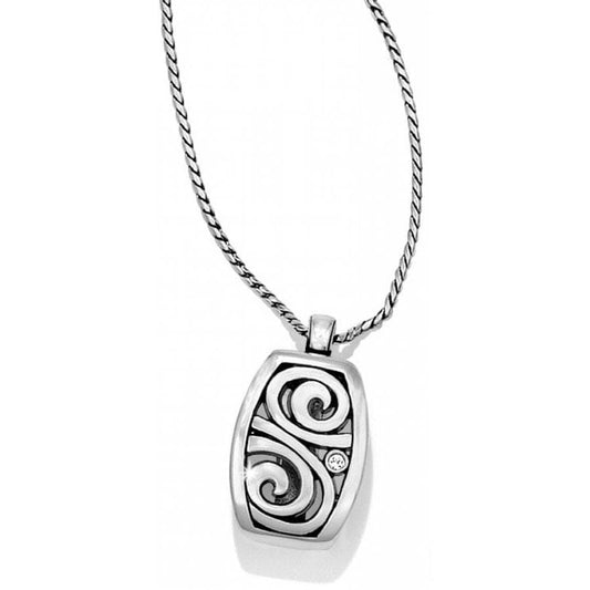  London Groove Badge Clip Necklace