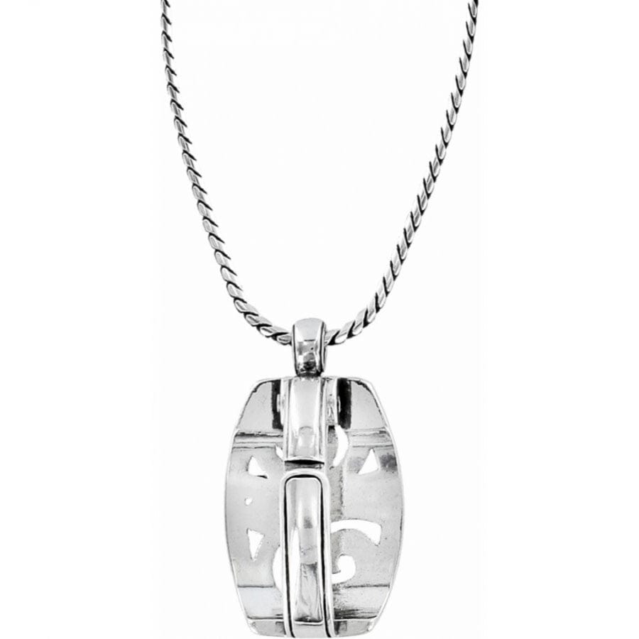 London Groove Badge Clip Necklace
