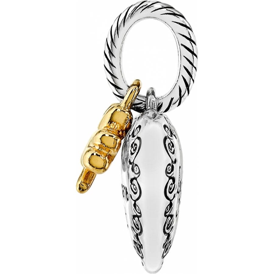  Lucky Twirl Heart Charm