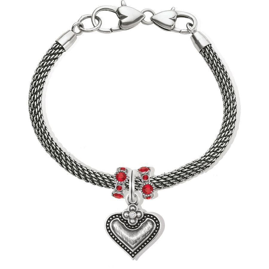  Luna Heart Charm Bracelet