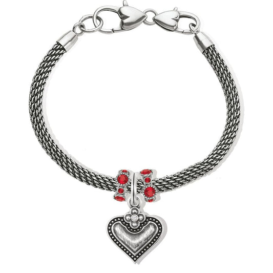  Luna Heart Charm Bracelet