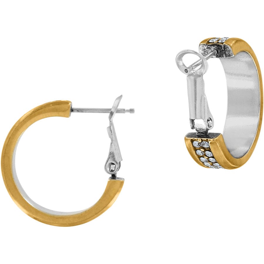  Meridian Two Tone Hoop Earrings