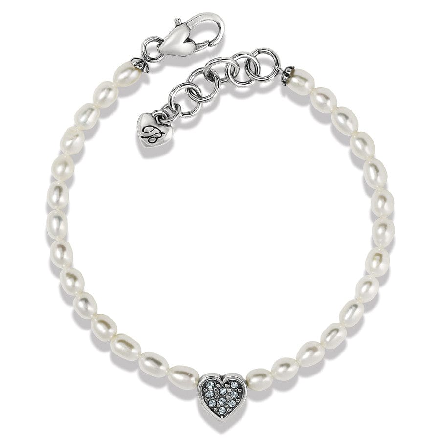  Meridian Zenith Heart Pearl Bracelet