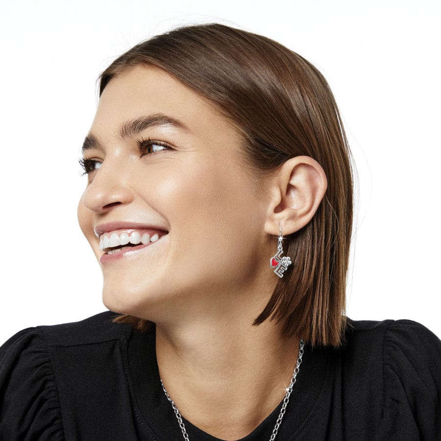  Mod Love French Wire Earrings
