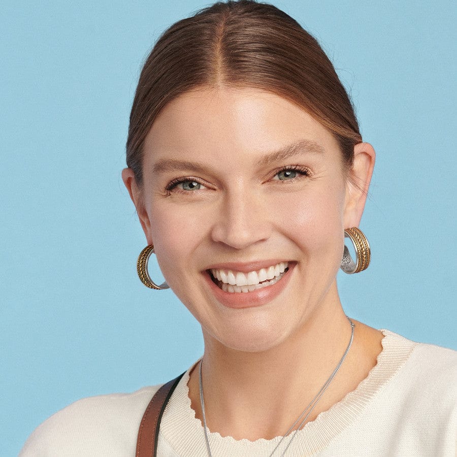  Monete Wide Hoop Earrings